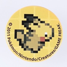 Pikachu Pokemon Center Pixel Art Can Badge giapponese dal Giappone F/S