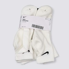 Nike Everyday Cushioned Training Ankle Socks Size Men 8-12 Women 10-13 6-Pairs