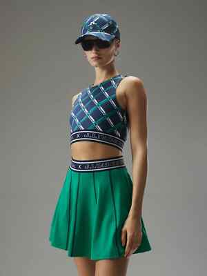 J Lindeberg Women's Nelly Korda NK Short Top GWJT07507 6855 Navy Small NEW NWT