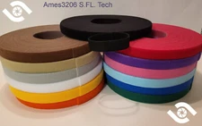 VELCRO® BRAND ONE WRAP® REASUSABLE  FASTENER TAPE 1" in 3 Sizes & 14 COLORS