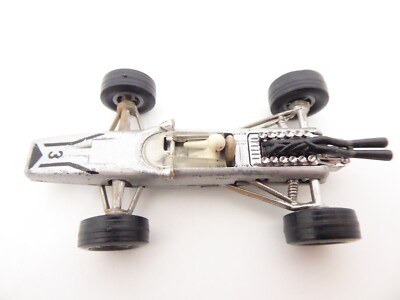 Miniature Majorette BRM F1 N°228 Grise, échelle 1/65, Fabrication Française 1960, état Très Bon
