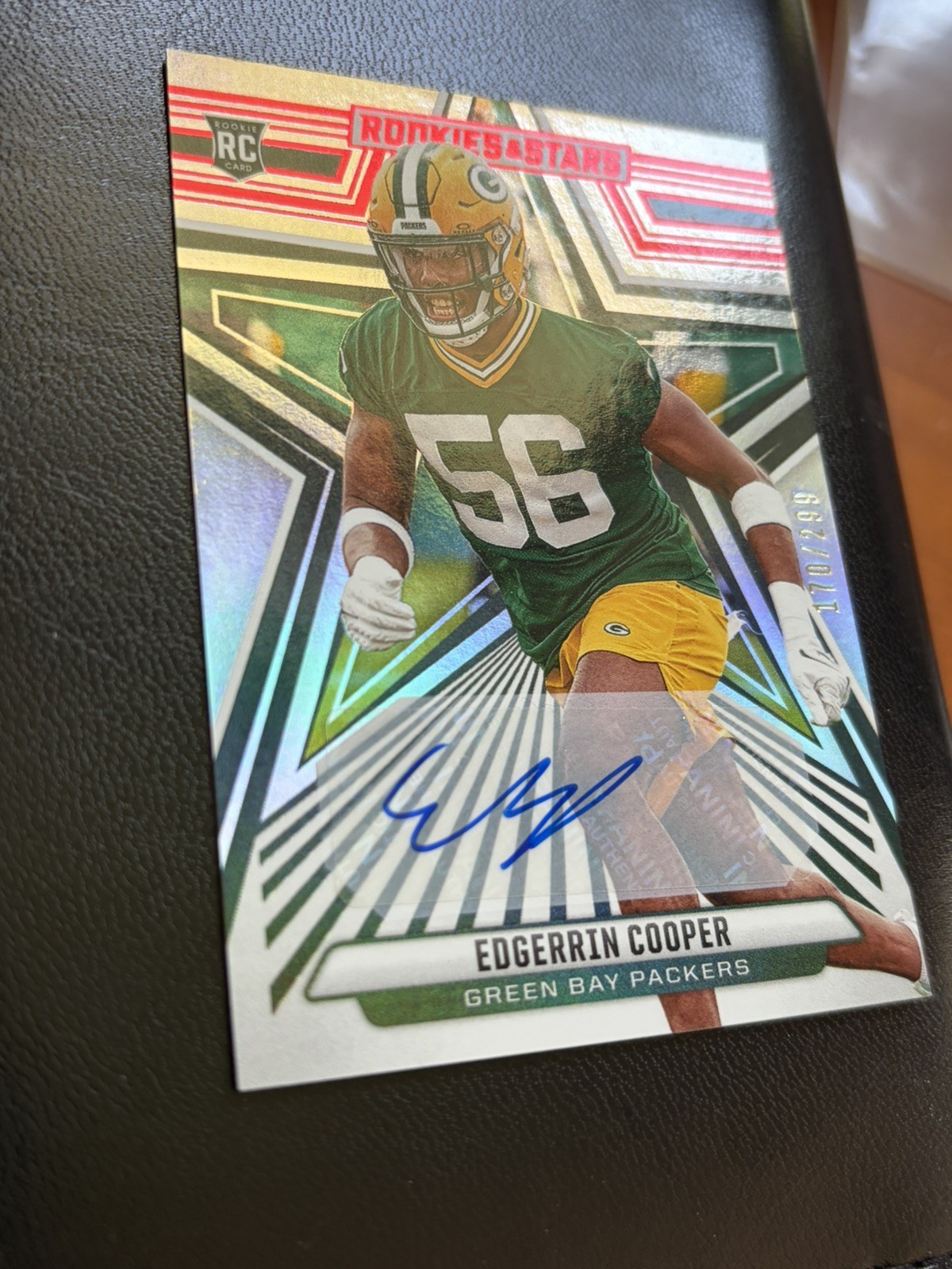 Edgerrin Cooper Panini Rookies & Stars #131 Autograph