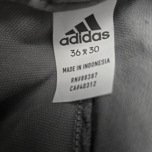 Adidas Herren 3 Streifen Golfhose grau Größe 36x30 Stretch Taschen leicht - Bild 6 von 16