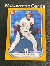 2026 Bowman George Lombard Jr. Paper Gold Border Prospect 17/50 SP Yankees