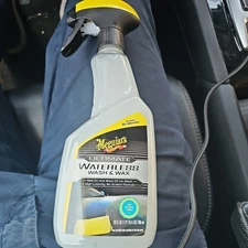 Meguiar's Ultimate Waterless Wash & Wax: Quick, Easy, and Scratch-Free - 26 oz