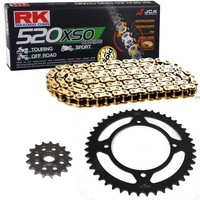 Kettensatz Yamaha XT 600 Z 89-91 Kette RK GB 520 XSO 106 Offen Gold 15/45