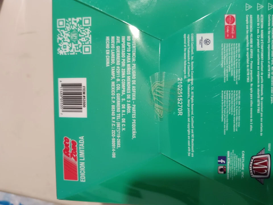 Эксклюзивные рождественские украшения с кабиной Auto zone México M2 Machines VW - Изображение 4 из 4