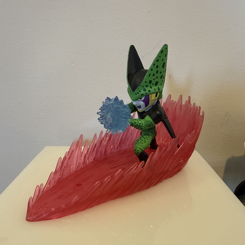 Bandai Dragon Ball Z Cell Action Figure Energy Effect Display
