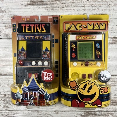 Tetris Pac-Man (Lot) Mini Arcade Video Game Retro Basic Fun (NEW