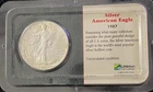 1987 American Silver Eagle Dollar 1 Troy oz .999 Silver-Littleton Uncirculated