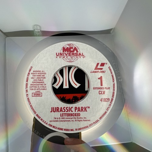 Jurassic Park Extended Play Letterboxed Edition Laserdisc 2-Disc Set Spielberg - Bild 16 von 22