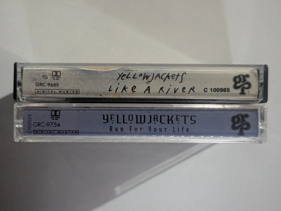 YELLOWJACKETS Cassette Tape Lot/2: Like A River, Run For Your Life - Image 2 of 4