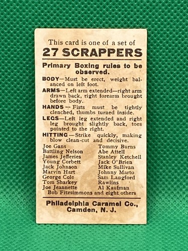 1910 Philadelphia Caramel E79 **SET BREAK** 27 Scrappers Jack Johnson and Cole - Picture 2 of 2