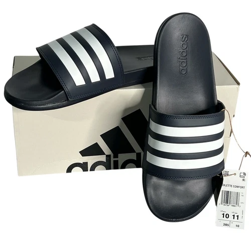 Adidas Uomo Slides Adilette Comfort Taglia 10 NUOVE