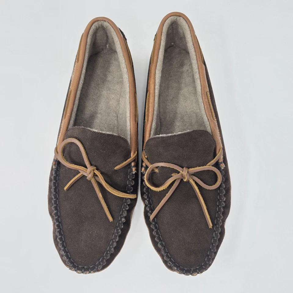 Hush Puppies Men's Brown Slip On Mocassin Slipper Size 13M NWOB - Image 2 of 4