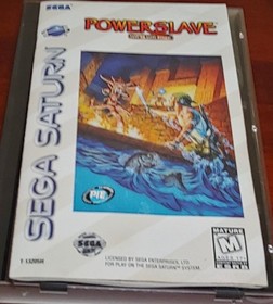 Powerslave Sega Saturn CIB w Reg Card Foam Protective Case Authentic Tested Rare