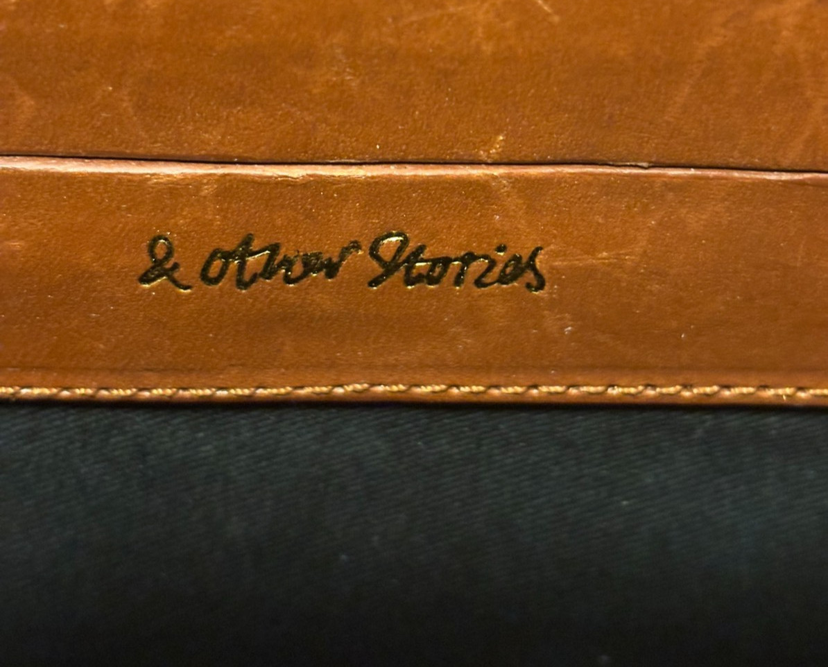 Brown Leather Rectangular Box  Purse, Removable S… - image 5