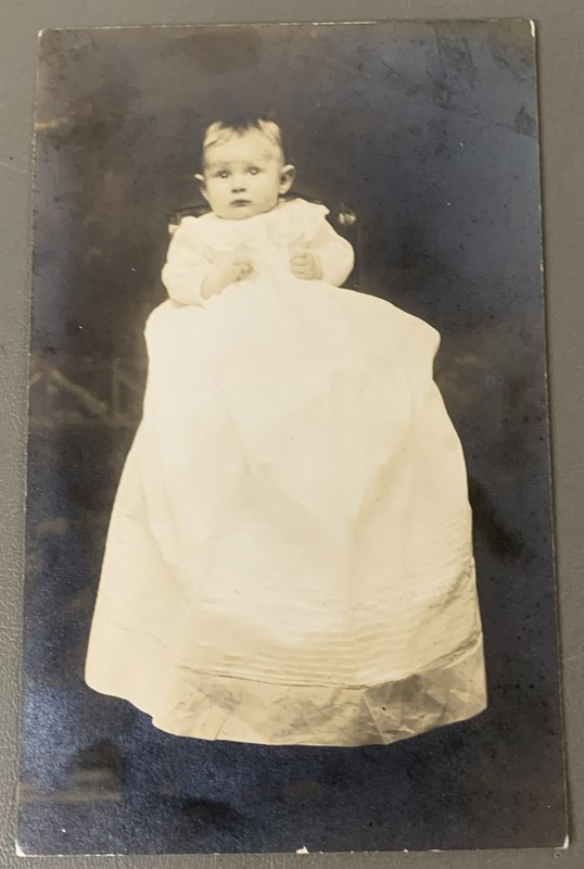 M347     REAL PHOTO   POSTCARD of   A BABY