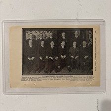 1912 International League Magnates Ed Barrow & Baquet Antique Baseball Picture