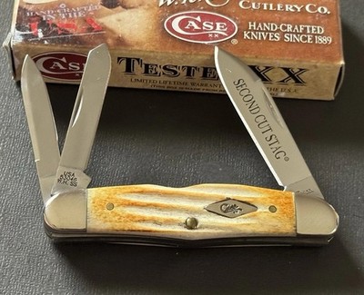   2009 Case XX 53046 Second Cut Stag Humpback Whittler Pocket Knife