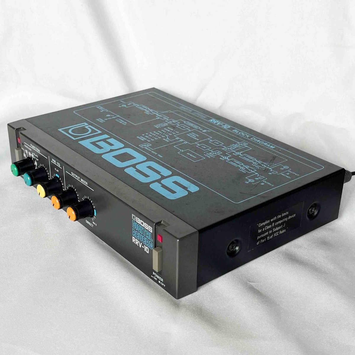 BOSS RRV-10 Digital Reverb 1980s Vintage Effect Unit Micro Rack
