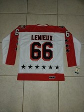 MARIO LEMIEUX CCM 1984 WALES CONFERENCE ALL STAR THROWBACK. SIZE L/50. NWT.