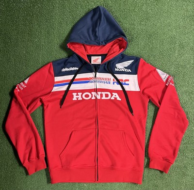 #ad Motocross Troy Lee Designs HRC Honda RACING Full Zip Jacket Sweater Hoodie Sz M $74.95