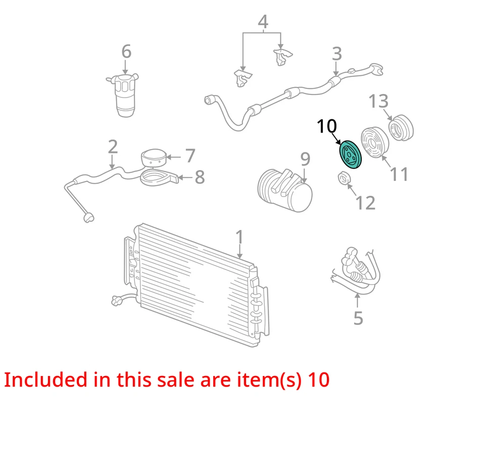 2002 - 2005 年 OLDSMOBILE PONTIAC ALERO GRAND AM CLUTCH 套件 A C 15241483 - 全新原始设备制造商 — 第 2/3 张图片