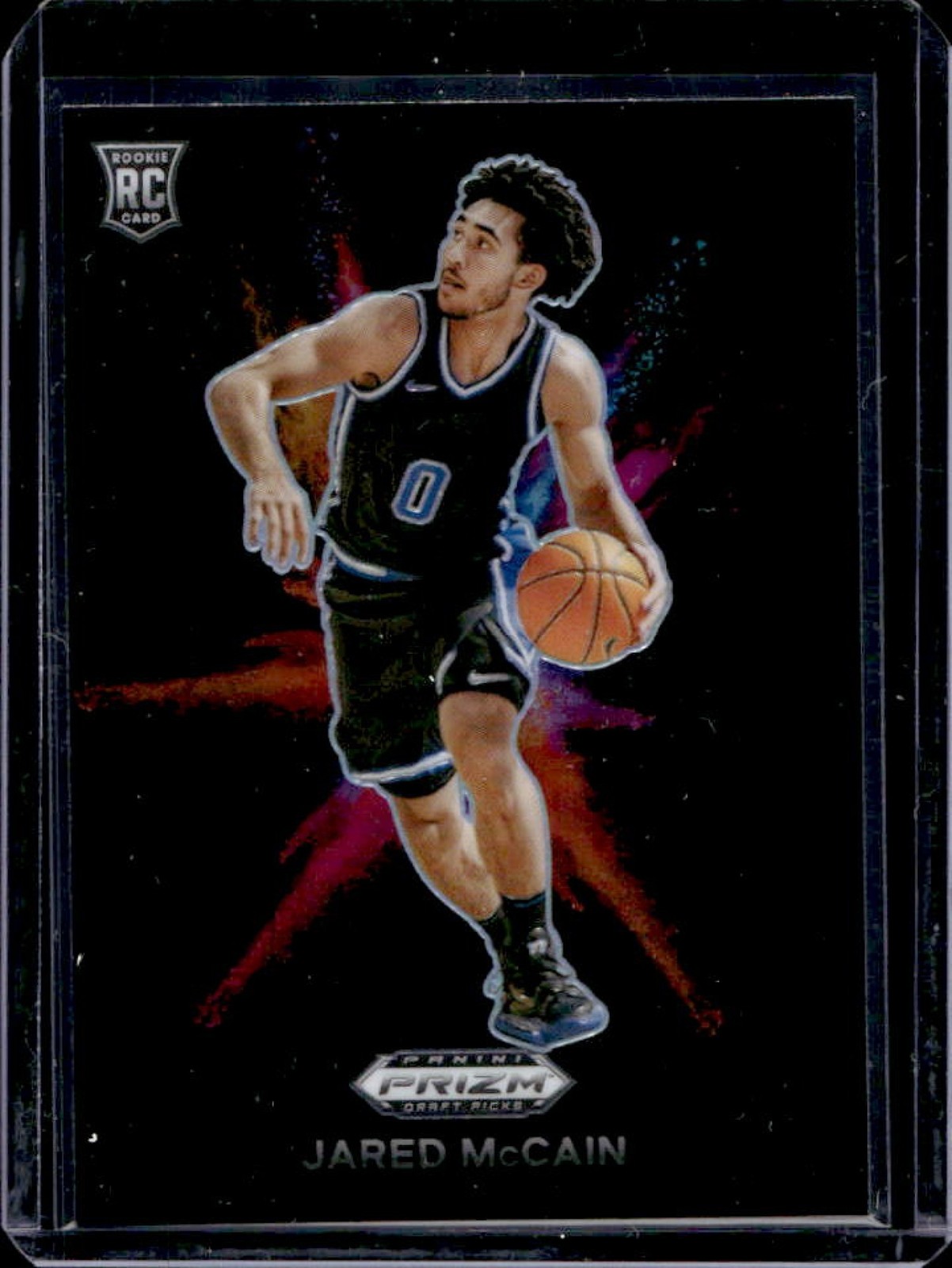 2024 Prizm Draft Picks Collegiate Jared McCain Colorblast SSP RC Black #8