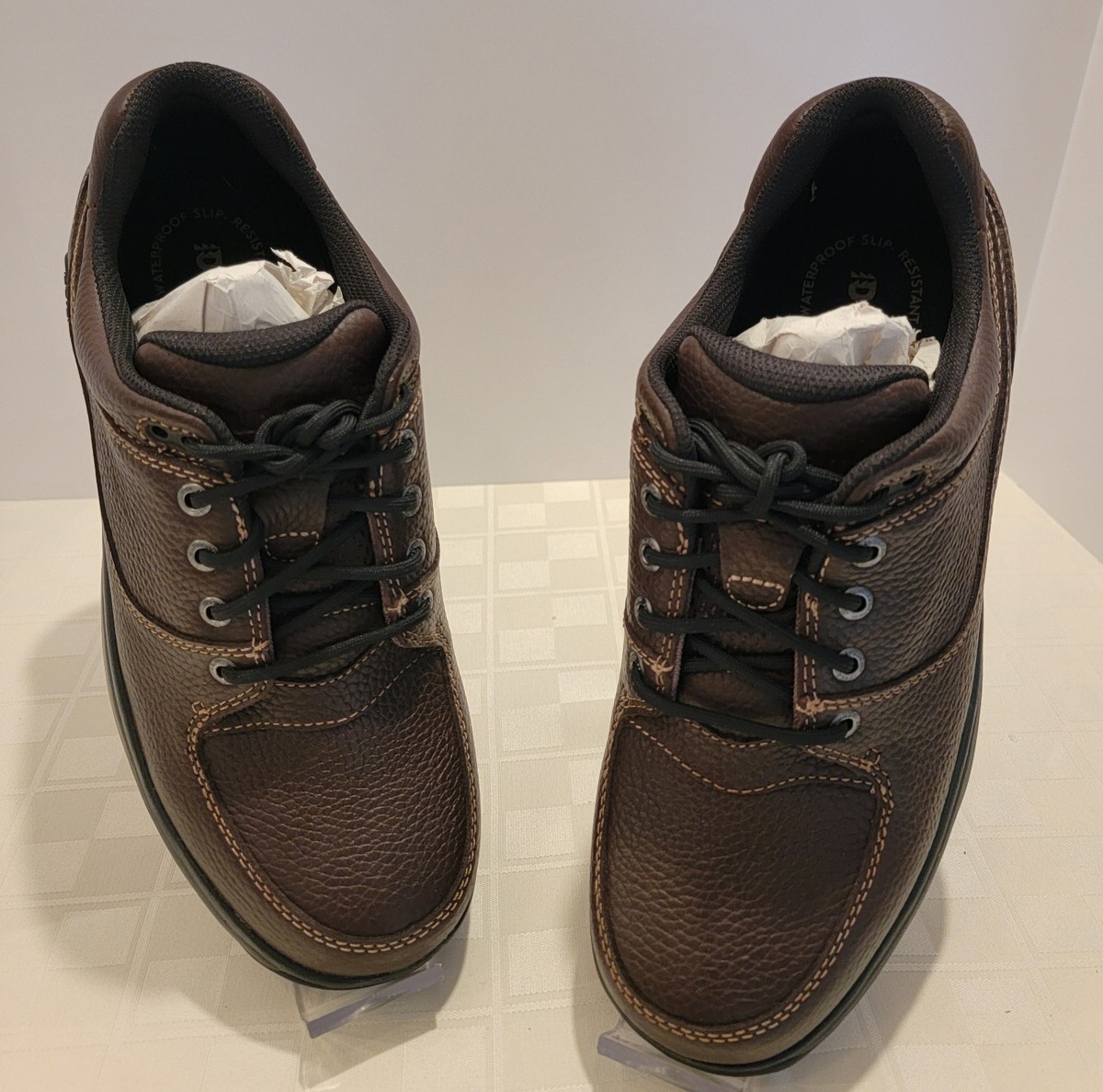 Dunham Men\'s Windsor Lace Up Dark Brown Leather Shoes 8000BP Size 11 D New Dunham Windsor 8000 Waterproof Oxford (Men main image 2