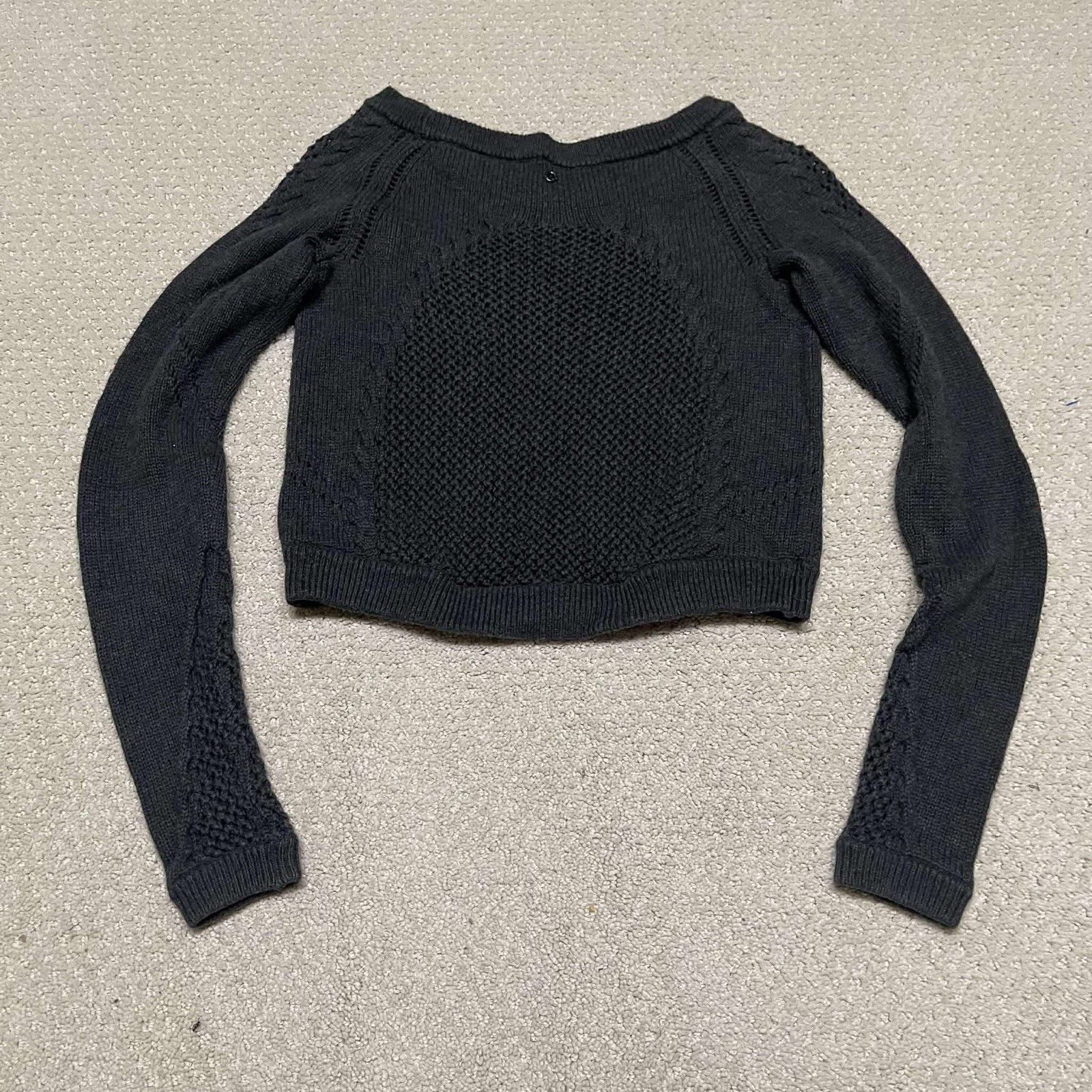 Lululemon Be Present Pullover Cropped Cable Knit … - image 4