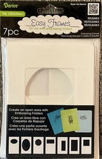 NEW Darice 7 Pc. EASY FRAMES Use With Embossing Folders Cardmaking Paper Craft