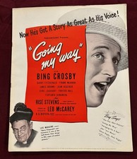 GOING MY WAY PRESSBOOK 1944 BING CROSBY BARRY FITZGERALD