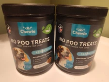 {2 Pack} No Poo Chews Coprophagia Deterrent Dog Probiotics Digestive Health 8/27