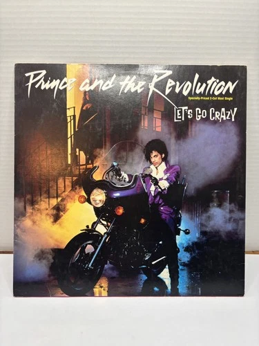 Prince & The Revolution  Let's Go Crazy / Erotic City 1984 WB  7" 45RPM   VeryGd