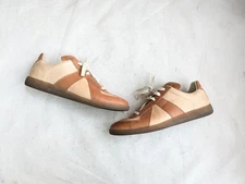 Maison Margiela GAT Sneakers Brown Men 11 44 Leather Low Tops Gum