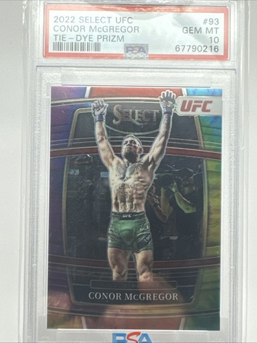 Conor Mcgregor 2022 Select Tie-Die 1/25 PSA-10 UFC  - S-141