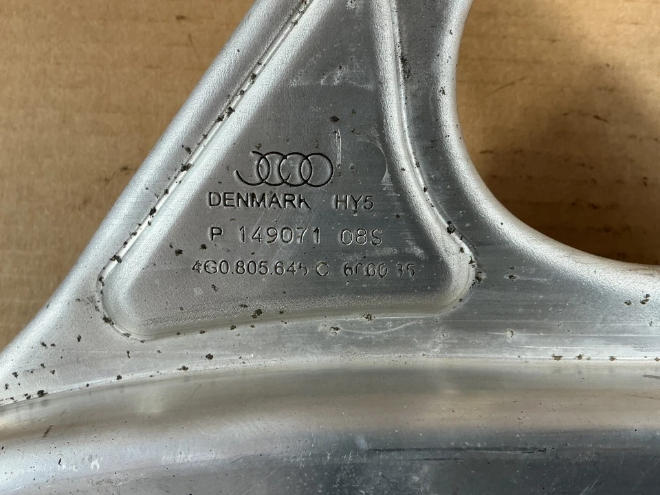 2012-2018 Audi A7 Quattro Fender Center Tower Strut Brace Cross Bar Crossbar OEM - Image 3 of 4