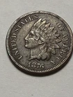 1876 Indian Head Cent 1c Nice- Fine/Very Fine