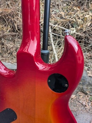 YAMAHA SF5000 Red/Orange Gradient Electric Guitar Used Shipping