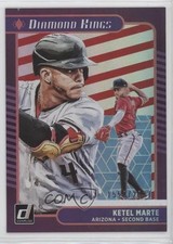 2021 Panini Donruss Diamond Kings Red /2021 Ketel Marte #30 02v3