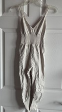 Free People Movement Seamless OnePiece Cropped Slim Bodysuit Ivory Size XS/S