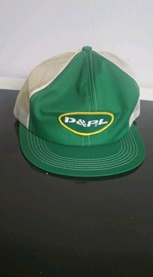 Vintage D&PL agricultural SnapBack Green & White PRE-OWNED 