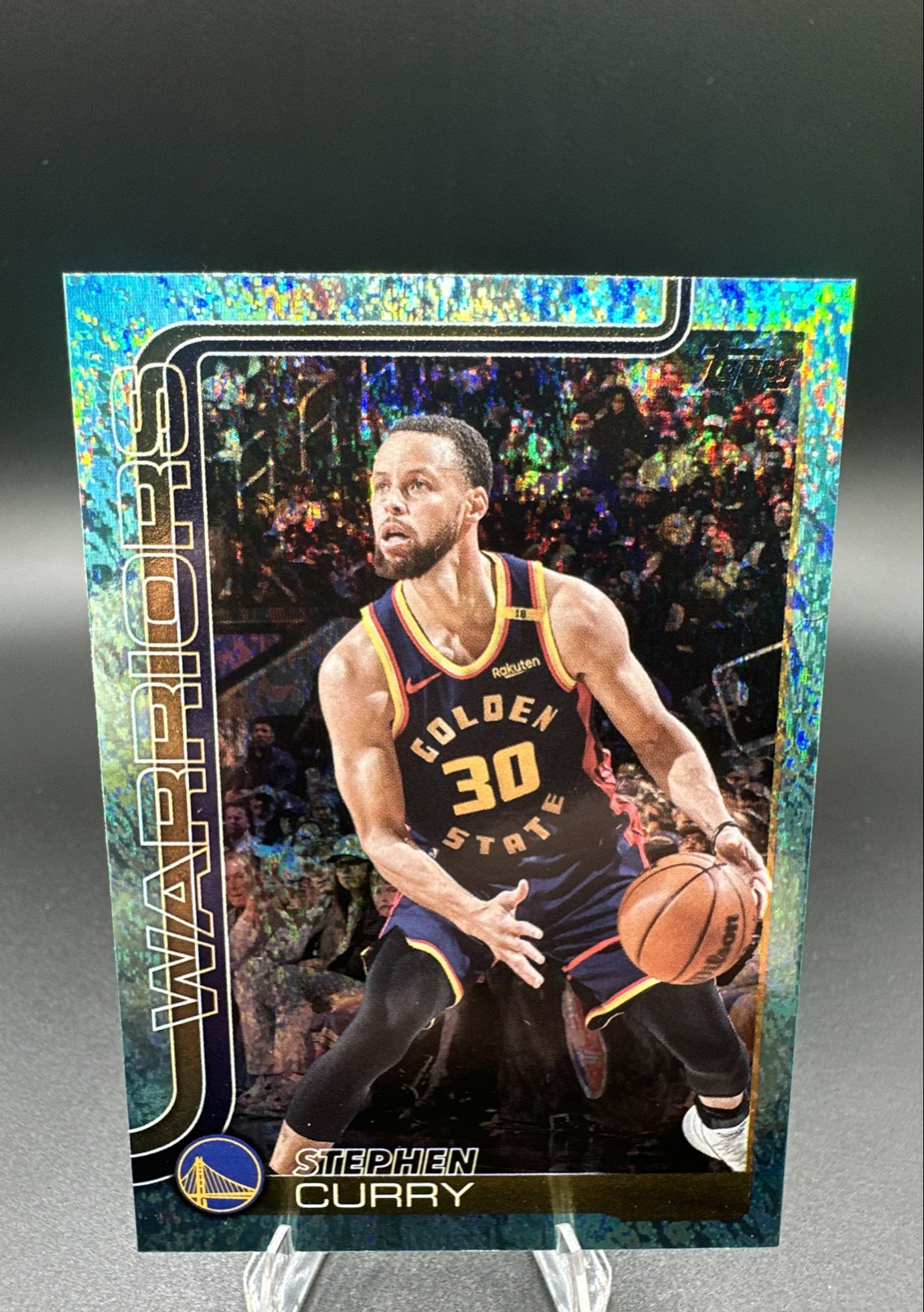 2025-26 Topps - Stephen Curry #135 Aqua Holo Foil