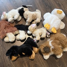 Ganz Plush Webkinz Dog Lot Collie Rottweiler Bassett Chihuahua Mouse Duck