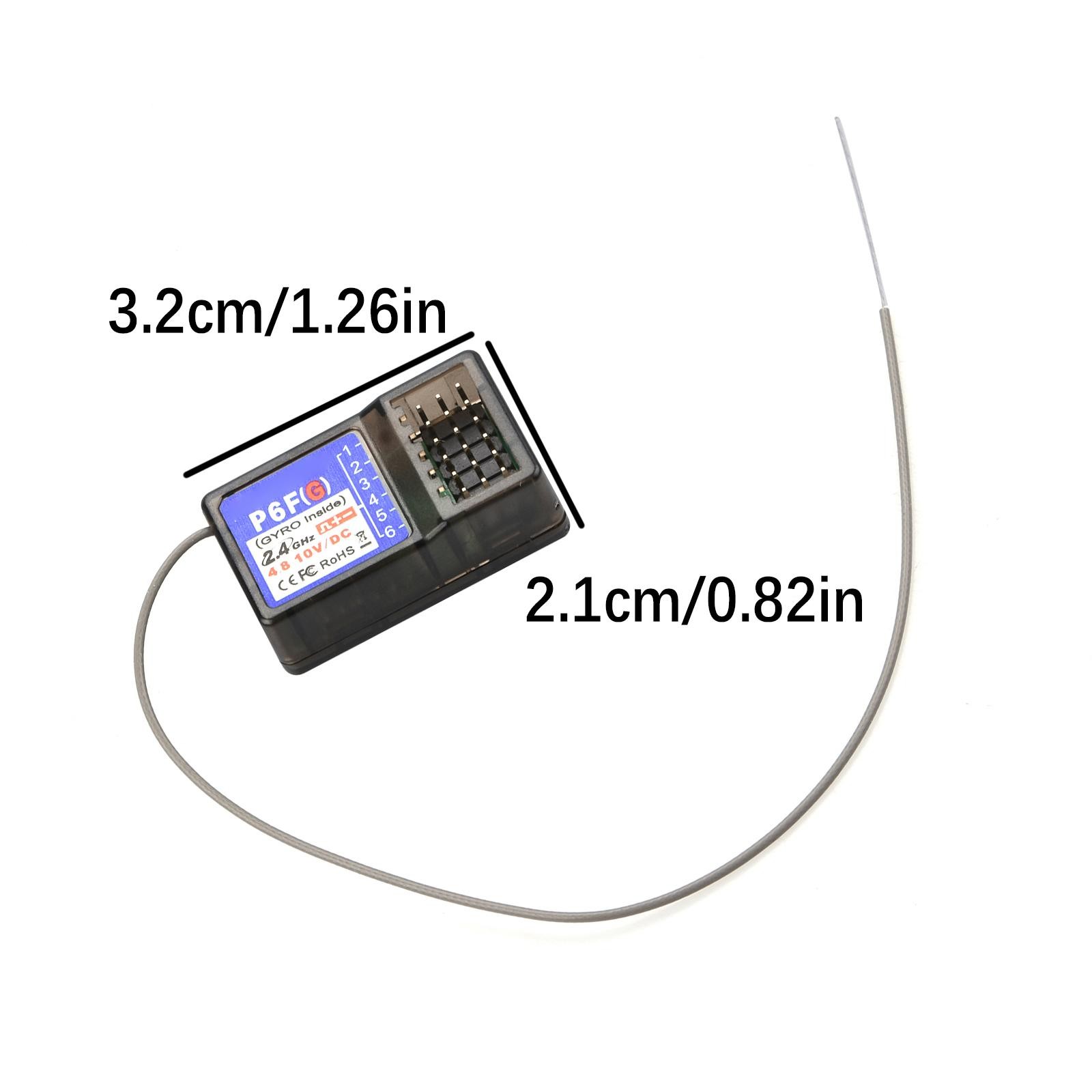 Plastic P6FG Receiver With Gyro For X6 Transmitter Dumborc RC Remote Controller