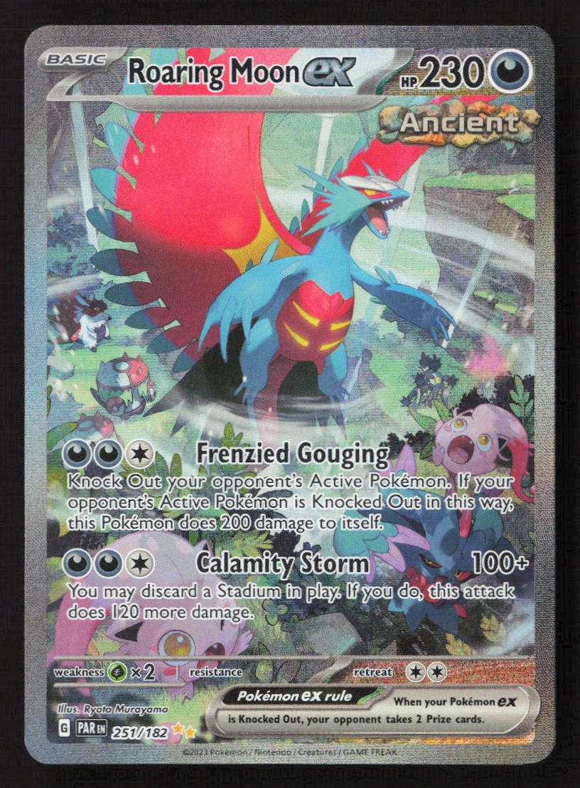 Roaring Moon ex Special Illustration Rare SV04: Paradox Rift 251/182 NM