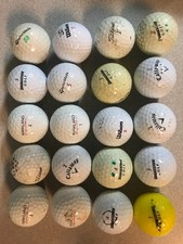 24 Assorted used golf balls