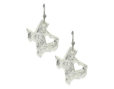 Montana Silversmiths My Heart Belongs in Texas Earrings Er3920tx