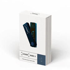 Ledger Nano X Crypto Hardware Wallet-Sapphire Blue-Bluetooth-New & Sealed